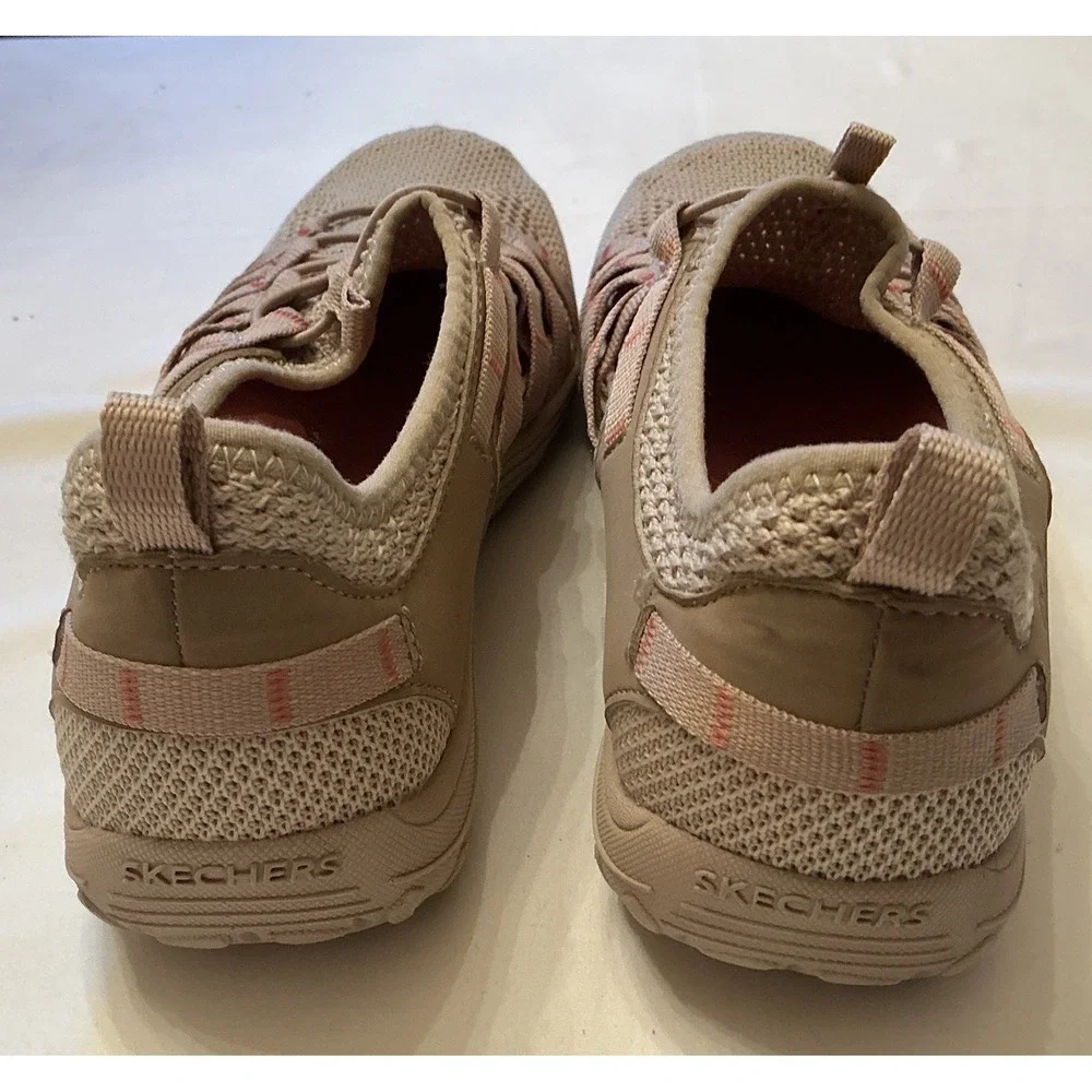 Skechers Reggae Fest Neap Outdoor Lifestyle Shoes Women's Size 8.5 Taupe Slip On